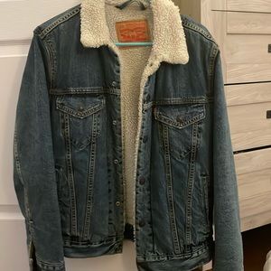 Men’s Levi’s Fleece Lined Jean Jacket Size S